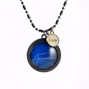 🆕 Leo Constellation Zodiac Necklace Hand Made